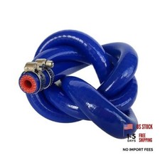 Blue Silicone Heater Tubing Hose 8MM 5/16" x 3.28FT - High Temp Reinforced