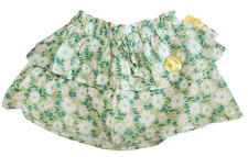 Cat  Jack Girls Size 4/5 Floral Print Skirt Layered