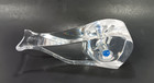 Whale Pen Holder Clear Lucite w/Blue Eyes Ritts Astrolite Retro MCM Office — photo 5