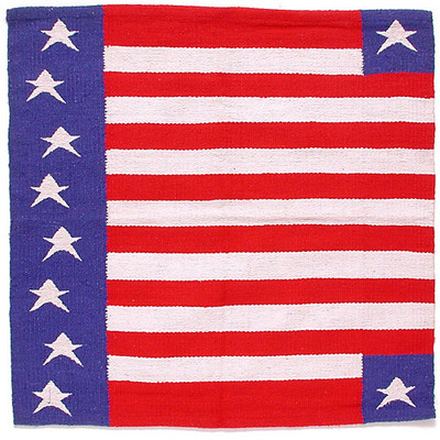 Tough1 Stars and Stripes Acrylic Saddle Blanket