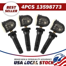 Complete Set of 4 13598773 OEM TPMS Tire Pressure Sensors Kit For Chevy Cadillac