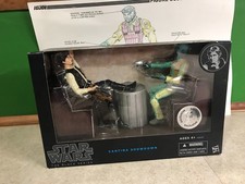 Star Wars Black Series 6  Figure NIB Cantina Showdown Greedo & Han TRU Blue Line