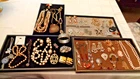 Large Vintage Estate Quality Costume Jewelry Lot-Dress Clips-Rhinestones