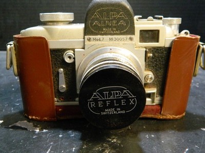 Vintage Alpa Alnea Model 7 35mm SLR Camera Switzerland Very Good Condition