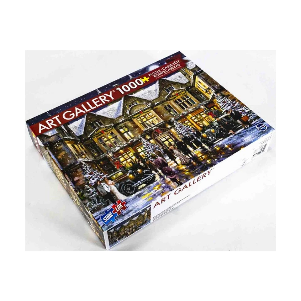 Sure-Lox Jigsaw Puzzle Art Gallery - Winter Mansion (1000 Pieces) New - Image 2 of 2