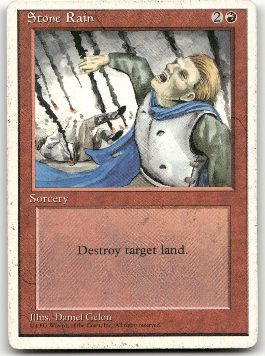 Stone Rain (HP) Fourth Edition 4ED Magic MTG