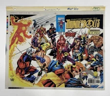 Thunderbolts 12 Color Separation Films 3M Comic Cover Production Art