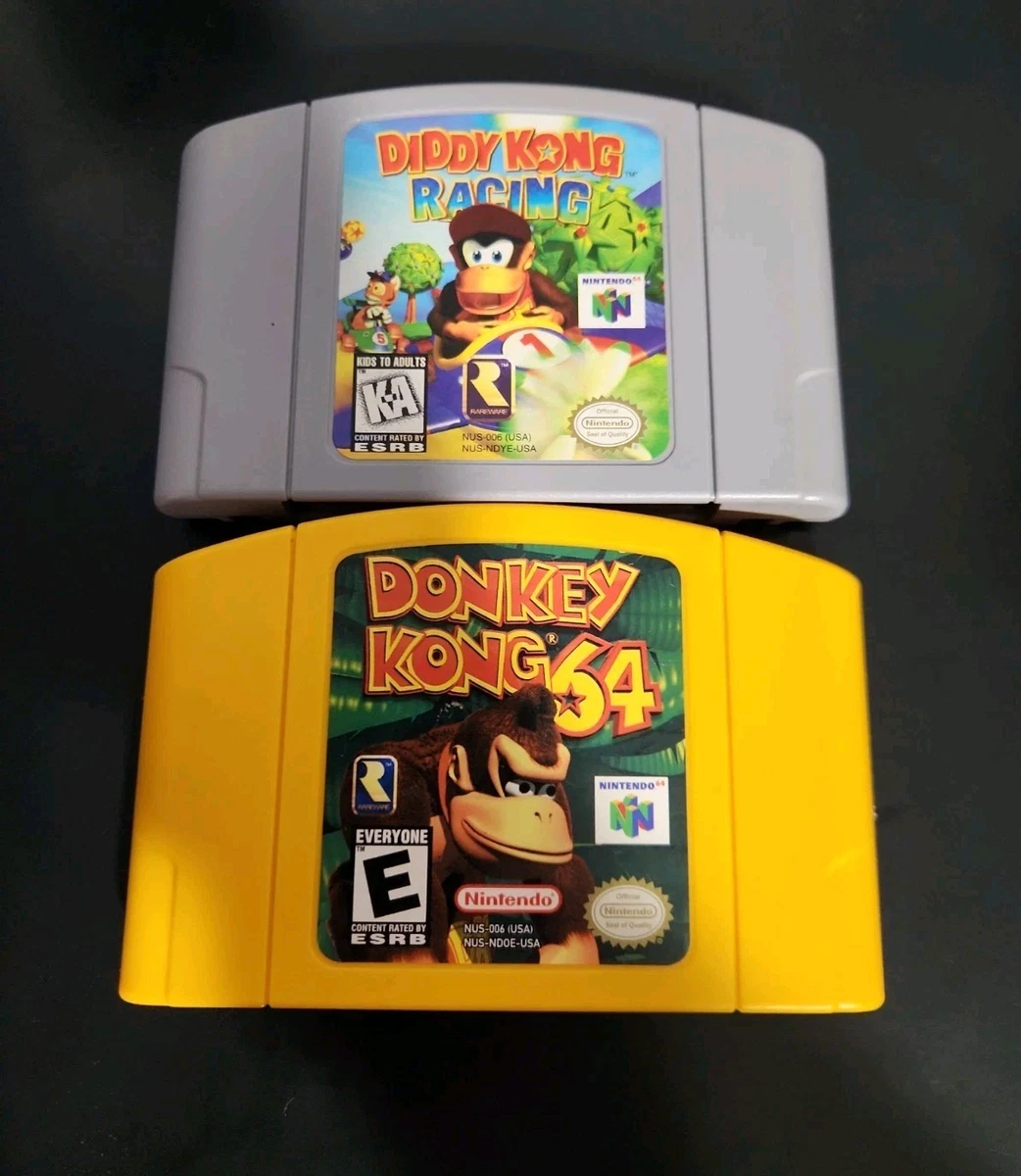 Nintendo 64 Action & Adventure Diddy Kong Racing Video Games for