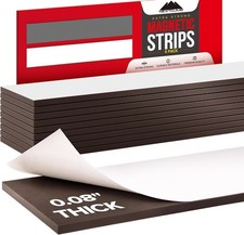 Magnetic Tape Strips with Adhesive Backing  Strong Adhesive Magnets for Crafts