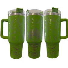 40oz Insulated Tumbler Laser Engraved Dragon Ball Z Broly 