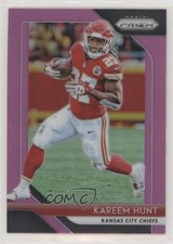 2018 Panini Prizm Pink Prizm Kareem Hunt #104 jn1