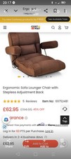 Brown Floor / Gaming Style Reclining Chair
