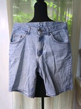 Vintage Riveted by Lee Light Wash, Denim Jean Shorts 30 Waist , 9.5 Inseam
