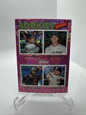 2026 Topps Heritage Pink Sparkle 379 George Valera/Will Robertson/Colby Thomas/T