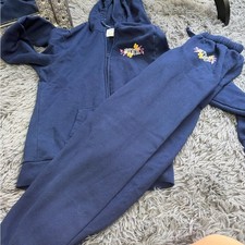    PINK Victoria's Secret Blue Sweatpants  Hoodie Set