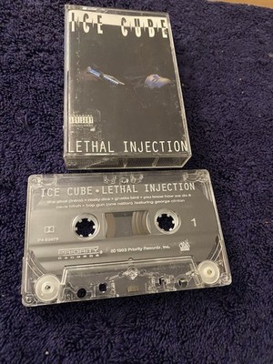 Ice Cube Lethal Injection Cassette. 1993 Priority Records