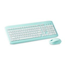 Wireless Keyboard and Mouse Combo with 2.4GHz USB Receiver Connectivity for