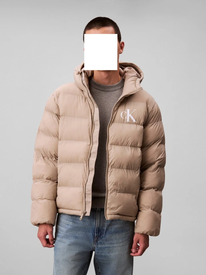 CALVIN KLEIN JEANS Steppjacke  , Gr. L (50)  , Vintage Khaki