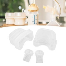 2pcs Breast Pump Duckbill Valve 2pcs Silicone Diaphragm Breast Pump Replace
