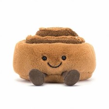 Jellycat Amuseables Cinnamon Bun Plush - 8CM Brand New With Tags & Gift Bag