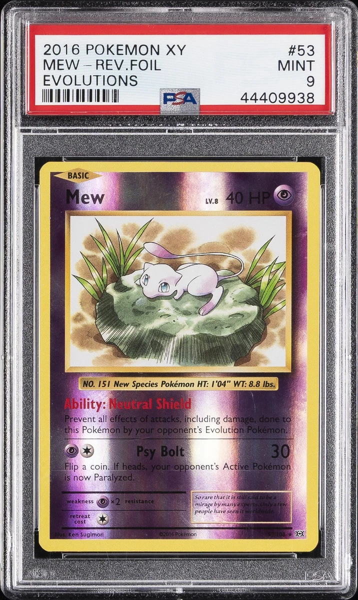 Preços baixos em Mew Pokémon TCG Professional Sports Authenticator