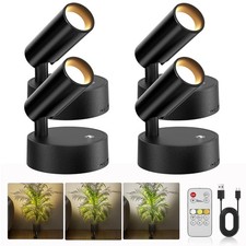 Indoor Remote Control Rechargeable LED Adjustable Dimmable Spotlight with
