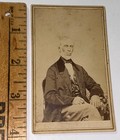 Rare Antique ID'd Son of Revolutionary War Surgeon! Josiah Usher CT CDV Photo! — photo 5