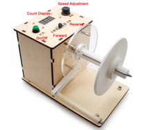 Mini Automatic Label Rewinder Barcode Sticker Label Printing Adjustable Speed a
