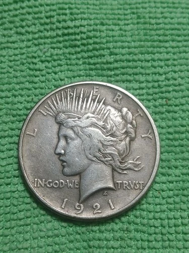 1921 Peace Silver Dollar Nice Key Date 90% Silver Coin
