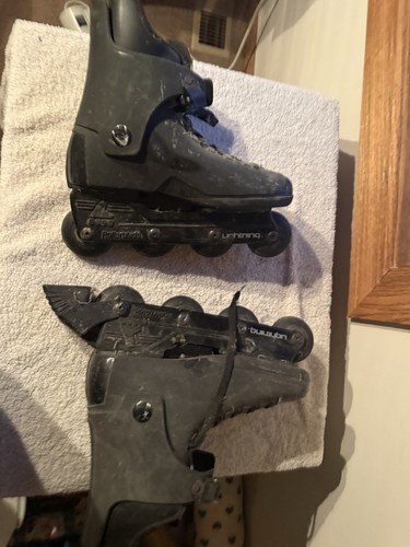 Men's  Vintage Rollerblades Lightning size 9Black Used But In Good Condition