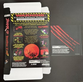 BrainDead 13 NOS Atari Jaguar Box & Manual Only NO GAME