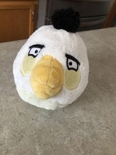 Angry Birds White Bird Matilda Plush 5" No Sound no longer works EUC 