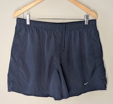 Vintage Nike Swoosh Nylon Windbreaker Shorts Trunks Size L 12-14