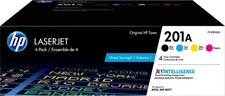 HP 201A BCMY 4 COLOR, CF400AQ1 BLACK, CYAN, MAGENTA, YELLOW