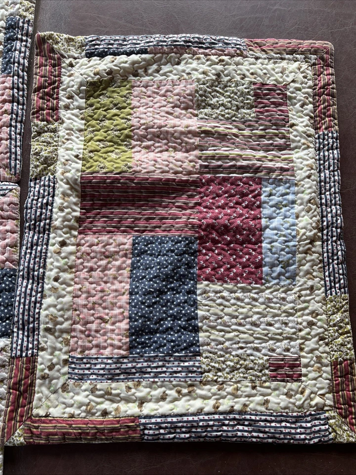 "De colección 3 fundas de almohada 29x23"" edredón retazos algodón/poliéster"  Foto 2 de 4