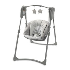 Graco Slim Spaces Compact Baby Swing, Space 39 x 23.25 x 35 Inch, Reign