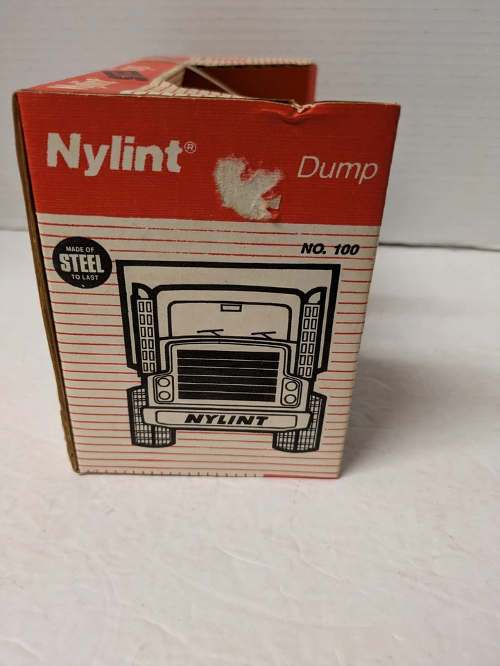 Camión de volteo vintage de metal NYLINT n.º 100 hecho en Corea - nuevo en caja 8" Foto 4 de 4