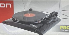 ION Audio PROFILE LP Conversion Turntable Vinyl To CD/MP3/iOS Record Player