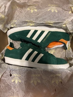 adidas Campus 80 House of Pain Suede Sneakers Green Orange Men's Size 9.5