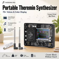 Retro Theremin Musical Electronic Creative Instrument Multiple Voice Adjustable
