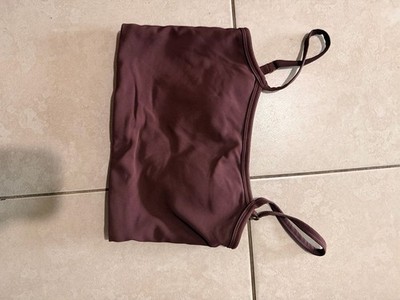 WILO Melbourne Australia Ribbed Scoop Neck Sports Bra - Burgundy
