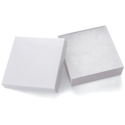 Portable Small White Gift Boxes for Jewelry, 96 Pack