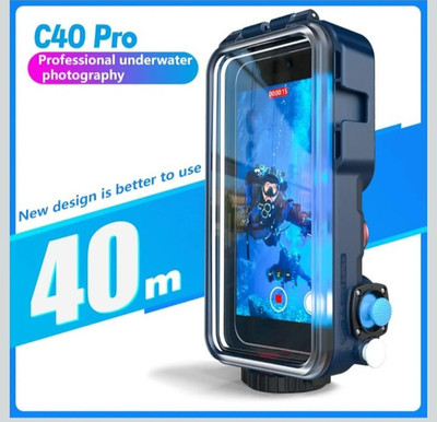 Universal Underwater Phone Case for Snorkeling and Diving, [131FT/40M] C40-PRO
