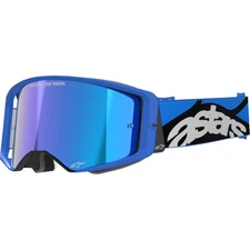 Alpinestars Supertech Goggles - Stream - Blue - Blue Mirror 5100625-7271