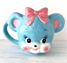 Swimmer Face Mug Hugly The Bear NEW With Box JAPAN