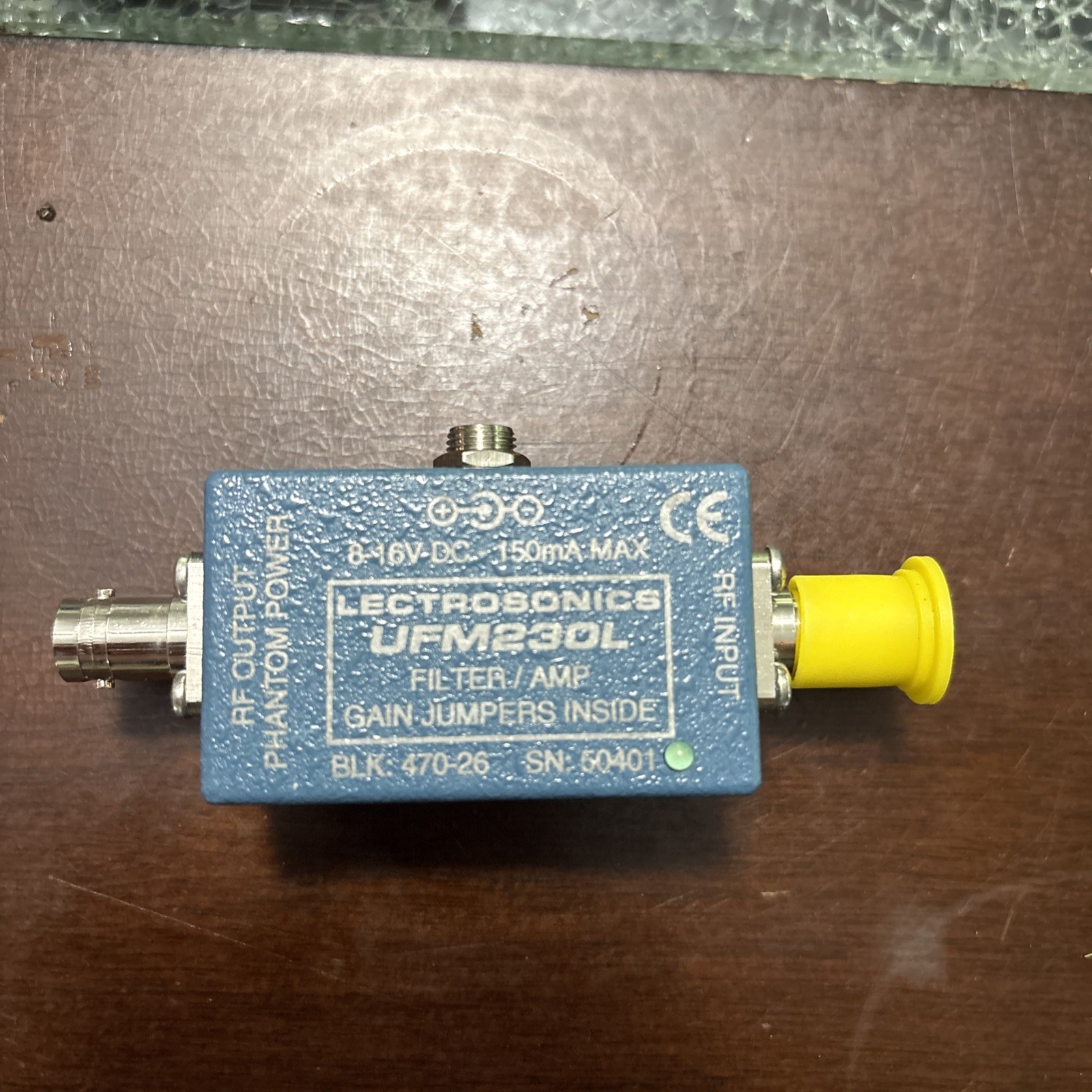 Lectrosonics UFM230L Inline Antenna Filter and Amplifier Module Block 470-26