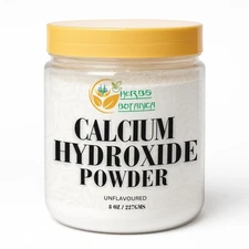 Calcium Hydroxide Powder 8 oz Fine Food Grade Lime Powder for Culinary, Pickl...