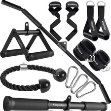Cable Machine for Home Gym, Triceps Press Down Cable Machine attachments, LAT...