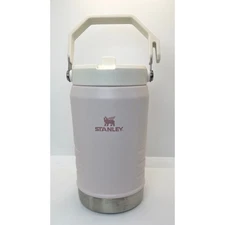 Stanley Iceflow Stainless Steel Tumbler Jug Flip Straw Pink Rose Quartz 40 oz
