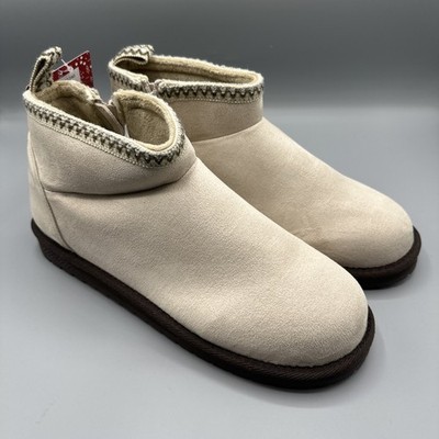 Muk Luks Larissa Essentials Short Bootie-Stone-11